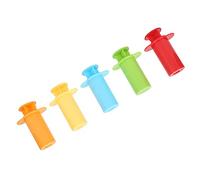OEBUAFI 5 Piezas Extrusora de Arcilla Exprimidor de Arcilla para Niños Herramientas de Alfarería de Plástico con Molde de Forma para Niños Padres y Escuelas Aprendiendo Creatividad