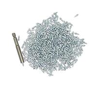 OEBUAFI 500 Tornillos para Neumáticos de Nieve, Clavos para Hielo, Clavos para Neumáticos, Aleación de Acero Resistente, Tracción de Invierno con Funda de Taladro para de