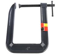 OEBUAFI Abrazadera C de Acero Resistente, Herramienta de Sujeción de Gran Momento de Fuerza para Profesionales de la Carpintería (Espesor de sujeción 100*profundidad 185 mm)