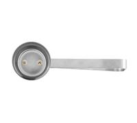 OEBUAFI Abridor de Cáscara de Huevo de Acero Inoxidable Duradero para Huevo de Ganso de Pato Abridor de Cáscara de Fácil de Usar para Ayudante de Cocina Plata 1 Paquete (L)