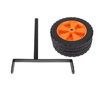 OEBUAFI Accesorio de Rueda para Desbrozadora Eléctrica, Práctica Rueda de Soporte para Desbrozadoras Eléctricas y de Gasolina para Patios y Jardines, Hierro de Aluminio ABS de Primera Calidad,