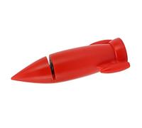 OEBUAFI Afilador de Cuchillos de Cerámica con Ergonómico, Afilador Manual ABS, de 5 Segundos para Cuchillos de Cocina, Tijeras (rojo)