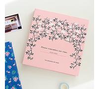 OEBUAFI Álbumes de Recortes con Carpeta de 3 Anillas con Páginas Autoadhesivas para una Fácil Visualización de Fotos, Superficie Grabable para Personalización, 1 álbum Adecuado para Todas las