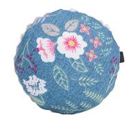 OEBUAFI Alfiletero Muñequera Portaagujas Alfiletero con Relleno de Poliéster Suave Lazo Elástico para Máquina de Coser Ropa de Muñeca Regalo para Madres Niños Principiantes (azul oscuro)