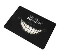 OEBUAFI Alfombra Divertida de 40x60 Cm, Felpudo Original y Humorístico, Alfombra Ultrafina Antideslizante con Base de Goma, para Uso Interior y Exterior, (Todas Somos felpudos Locos)