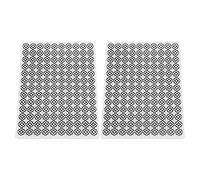 OEBUAFI Almohadilla de Relieve Plantilla de Relieve de Plástico Creativo para Convertir Papel en Diseños Clásicos Texturizados Adecuado para Cualquier Manualidad de Papel 7 X 5 Pulgadas