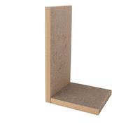OEBUAFI Almohadilla Rascadora para Gatos de Primera Calidad, Construcción Robusta, Fácil Reemplazo para Aliviar el Estrés, Adecuada para Gatos, Papel Corrugado, 2 Piezas (Pequeño)