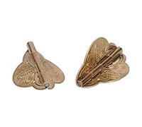 OEBUAFI Armarios con Bisagras de Latón para Puerta de Cajón, Armarios para el Hogar, 2 Juegos de 5 "x 3,9", Juntas de Doble Pasador de, Cajas de Madera de Superficie Plana, Mesas de