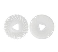 OEBUAFI Aspa de Ventilador de Enfriamiento de Volante de Inercia de Plástico Duradero, Juego de 2 para Motor de Gasolina 188F/190F, Resistencia a la Corrosión, Larga Vida útil, Adecuado para Motores
