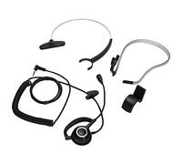 OEBUAFI Auriculares de Servicio Montadas en la Parte Trasera, de Moda, con Micrófono para Centros de Llamadas, Uso Cómodo de 3,5 Mm