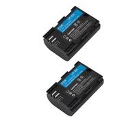 OEBUAFI Batería de Cámara Recargable de 2750 MAh para R5 R6 90D 60D con Alta Capacidad para Disparos Al Aire Libre 2 Piezas de Iones de Litio