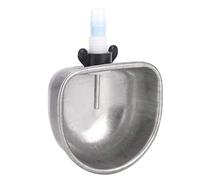 OEBUAFI Bebedero para Conejos de Acero Inoxidable, Bebedero Pequeño para Conejos con Fácil Instalación en T, Adecuado para Cría Comercial de Jóvenes (Camiseta Dividida)