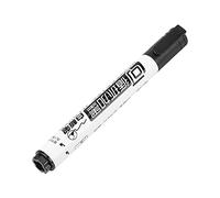 OEBUAFI Bolígrafo de Pizarra Respetuoso con el Medio Ambiente, Resistente Al Desgaste, Fácil de Sostener, Juego de 10 Uds., Suministros de Oficina, Fábrica, Hotel, Negro, Rojo, Azul (BLACK)