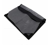 OEBUAFI Bolsa de Almacenamiento de Malla Autoadhesiva para, Bolsa con Tapa de Gancho y Bucle para Accesorios Herramientas Equipo de Pesca en Consola Cabina Remolque (Grey)