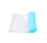 OEBUAFI Bolsas de Congelación de Plástico PE, Bolsas Verticales con Triple Cierre, 15x14 Cm, for Almacenamiento de Alimentos en Congelador (Azul Tamaño Pequeño 30PCS)