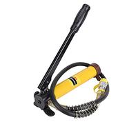 OEBUAFI Bomba Hidráulica Manual y Gato Hidráulico de 10T, Herramienta de Elevación de Alta Eficiencia para Uso Automotriz e Industrial, Construcción Liviana de Acero 40Cr