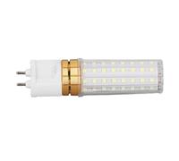 OEBUAFI Bombilla LED de Maíz G12 1500lm 15w Ahorro de Energía Larga Vida útil para Hogares Almacenes Cajas de Luz Fábricas ABS Blanco + Aleación de Aluminio + PC (Luz Natural)