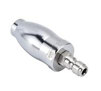 OEBUAFI Boquilla Giratoria de Acero Inoxidable 3600PSI 3.0GPM Boquilla Turbo de 360 grados con Conexión Rápida de 1/4 de Pulgada para Lavadora a Presión Eliminación de óxido Limpieza