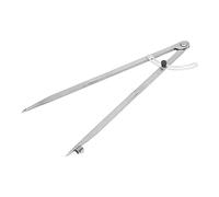 OEBUAFI Brújula para Carpintería, Brújula de Ala de Acero Al Carbono, Propósito Amplio, 15,7" para Marcar Bordes de Cuero