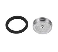 OEBUAFI Cabezal de Grupo con Junta de Silicona para Cafeteras EC680 EC9335M, Kit de Mampara de Ducha Duradero de 50 Mm para Uso Profesional