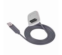 OEBUAFI Cable Cargador USB Rápido para Mando Inalámbrico 360, Cable de Carga de Cobre para Carga Rápida, para Jugadores, 1 Unidad (WHITE)