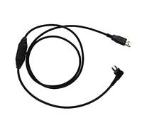 OEBUAFI Cable de Programación Walkie Talkie de Repuesto, Cable de Interfaz USB Plug and Play para Hytera PC63 PD500 PD560, ABS Flexible y Duradero, 1 Unidad
