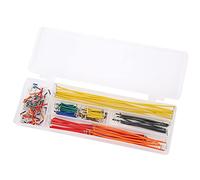 OEBUAFI Cable de Puente para Placa de Pruebas, 140 Uds., Longitudes Surtidas, Caja de Almacenamiento Práctica para Entusiastas de la Electrónica