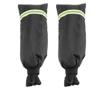 OEBUAFI Calcetín con Cubierta de Espiga a Prueba de Agua, Aislamiento de Invierno, Diseño Reflectante para Seguridad, Actividades Al Aire Libre, Tela Oxford 210D, Paquete de 2 (XL)