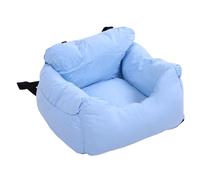 OEBUAFI Cama para con Asiento de Coche de Algodón PP con Cinturón de Seguridad para Viajes, Hogar, Uso Al Aire Libre, Acogedora Cama Lavable para Mascotas de 50x45x36cm