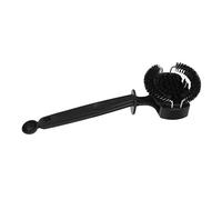 OEBUAFI Cepillo de Limpieza para Máquina de café, Antideslizante con Deflector de Agua y Cuchara Trasera, Cabezal de Cepillo de para Cabezal de Grupo de Máquina de café Expreso y (58MM)