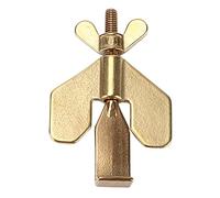 OEBUAFI Cerradura de Puerta Portátil, Seguridad y Privacidad Adicionales, Fácil de Instalar, No Se Necesitan Herramientas, con Acero Inoxidable 304, para Viajes en Casa, Apartamento, (GOLD)