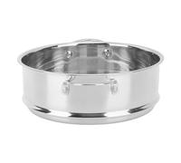 OEBUAFI Cesta de Diseño de Drenaje de Rejilla de 304 de Doble Oreja de Acero Inoxidable para Bollos de Cocina Vegetales, Fácil de Limpiar, para Uso Doméstico (SILVER)