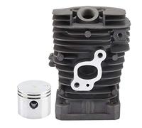 OEBUAFI Cilindro y Pistón de Repuesto, Kit de Cilindro para Motosierra, | Construcción Metálica OEM, Junta de Montaje Incluida, Compatible con 530047127, 530071252 y 530069606.