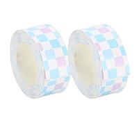 OEBUAFI Cinta de Etiquetas Laminada Compatible con King Jim Tepra Pro Cinta de Impresión Térmica de Escritura a Mano Negra, de Etiquetas de 2 Bolsas