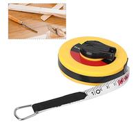 OEBUAFI Cinta Métrica de Fibra de Vidrio Suave y Duradera para Topografía y Construcción de Edificios, Diseño Ergonómico para Uso en Carreteras Ferrocarriles (10cm)