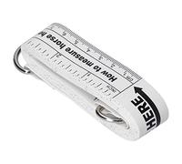 OEBUAFI Cinta Métrica para Pesar Caballos, Varilla de Medición de PVC de 242 Cm con Tabla de Tallas de Doble Cara para Medir el Busto, el Peso y la Altura de los Animales, para Uso en