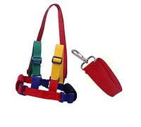 OEBUAFI Cinturón Auxiliar para Caminar para Niños, Diseño Ajustado, Acolchado, Transpirable, Cuerda de Seguridad para Caminar para Niños, Talla M, 1-10 Años, Amarillo y Verde