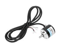 OEBUAFI Codificador de Eje Sólido de de 5-24 V CC con Frecuencia Máxima de 30 KHZ para Ingeniería de Automatización de Oficinas, Codificador Incremental Bifásico AB con Tamaño Pequeño (400B)