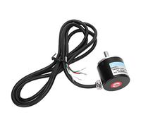 OEBUAFI Codificador de Eje Sólido de de 5-24 V CC con Frecuencia Máxima de 30 KHZ para Ingeniería de Automatización de Oficinas, Codificador Incremental Bifásico AB con Tamaño Pequeño (500B)