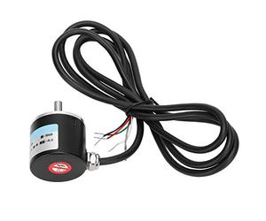 OEBUAFI Codificador de Eje Sólido de de 5-24 V CC con Frecuencia Máxima de 30 KHZ para Ingeniería de Automatización de Oficinas, Codificador Incremental Bifásico AB con Tamaño Pequeño (200B)