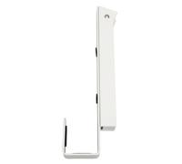 OEBUAFI Colgador de Ropa para Colgar sobre la Puerta, Colgador de Metal Blanco que Ahorra Espacio con 6 Ranuras y Almohadillas Antideslizantes para Colgar Ropa, Toallas y Gorros