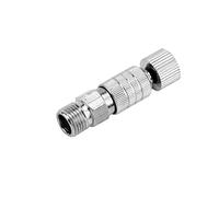 OEBUAFI Conexión Rápida de Manguera de Aire, Adaptador de Acoplamiento Giratorio Macho Hembra de 1/8 de Pulgada con Acción de Liberación Rápida, para Accesorios de Compresor de Aire de