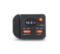 OEBUAFI Contador de Líneas de Pesca con Clamp/Holder y Pantalla Iluminada, Se Fija a la Mayoría de Las Cañas, con Precisión de 99,9 M, Botón de Reinicio, Ideal para la Pesca de Truchas