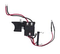 OEBUAFI Control de Velocidad del Interruptor del Gatillo del Taladro Eléctrico con Luz CW CCW para Reemplazo 7.2-24V DC 16A