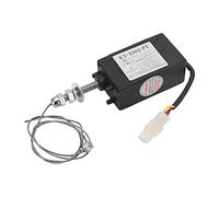 OEBUAFI Control Duradero de la Válvula Solenoide de Parada del Motor Diésel para Material ABS de Apagado del Generador (Apagado NC 24V)