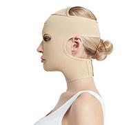 OEBUAFI Correa Facial Adelgazante V Line, Vendaje de Elevación Ajustable para Dar Forma Al Rostro, Mantener la Firmeza y Levantar las Mejillas Caídas, Color de Piel (XL)