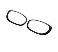 OEBUAFI Cubierta de Anillo Embellecedor de Faros Delanteros, Bisel Deportivo Negro Apto para F60 2017-2021, 2 Unidades de Calidad Duradera