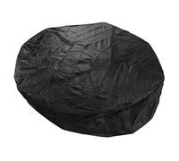 OEBUAFI Cubierta Redonda de Poliéster para Bañera de Hidromasaje, Tafetán Recubierto de Plata 190, Impermeable, con Dobladillo con Cordón para Protección de SPA Al Aire Libre (210 * 30cm)