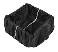 OEBUAFI Cubierta Trasera para Bicicleta, Protección Confiable, Bloqueador Solar Ligero, a Prueba de Polvo, para Viajeros Diarios, Cuero de PU, Negro, 1 ud.