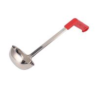 OEBUAFI Cucharón de Sopa de Acero Inoxidable, Cucharón de Cocina con Ergonómico Resistente Al Calor para Cocina, Sopa, Chile y Pasta (120ML)